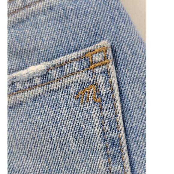 Madewell Shorts Womens Size 25 Relaxed Denim Cutoffs Summer Biker Rock Casual - Picture 6 of 10